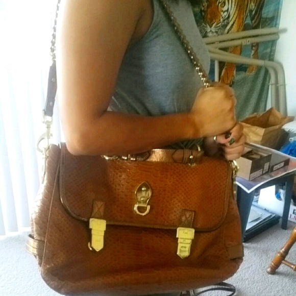 MULBERRY Tillie Satchel Python Embossed Leather - Picture 2 of 8